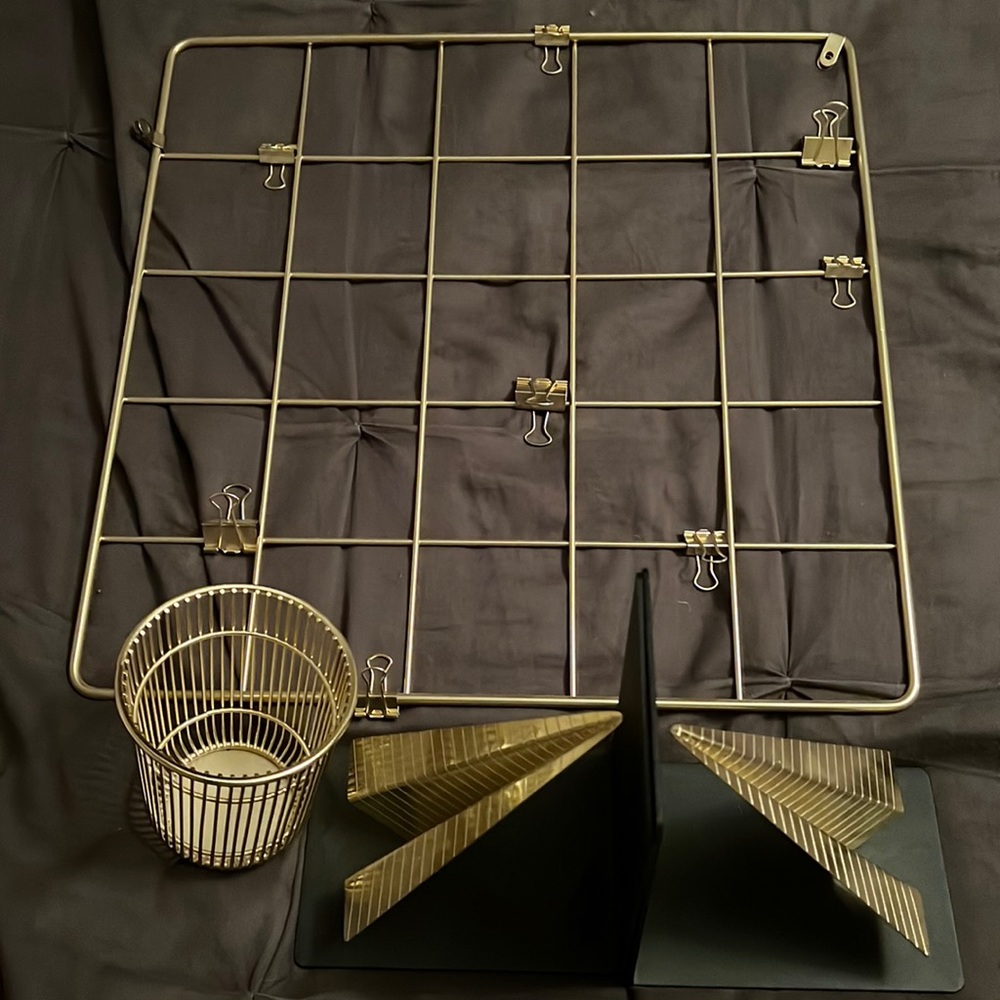 Gold Office Decor